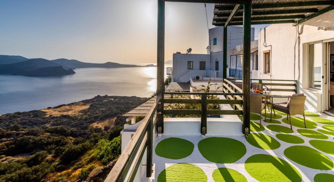 Melisses Sea View House Villa Plaka  ภายนอก รูปภาพ