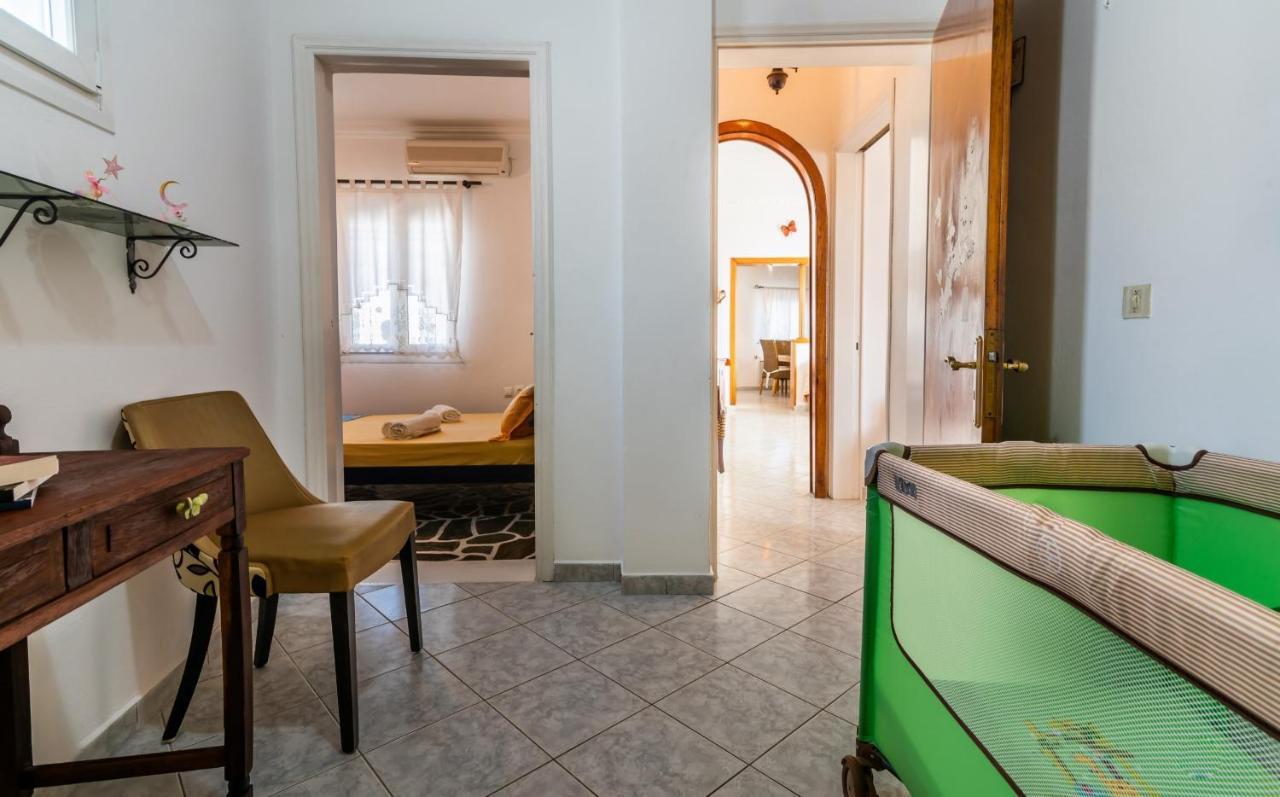 Melisses Sea View House Villa Plaka  ภายนอก รูปภาพ