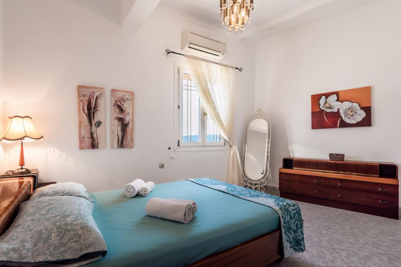 Melisses Sea View House Villa Plaka  ภายนอก รูปภาพ