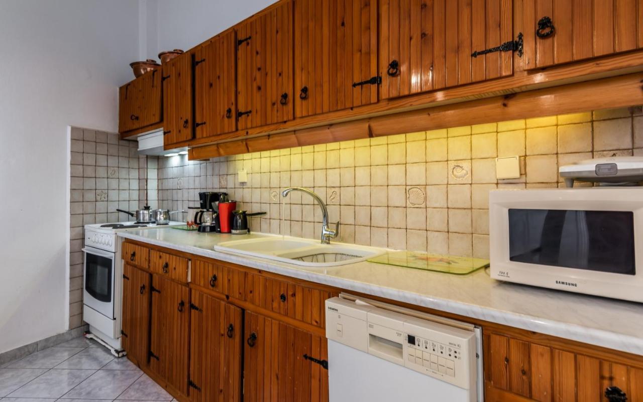 Melisses Sea View House Villa Plaka  ภายนอก รูปภาพ