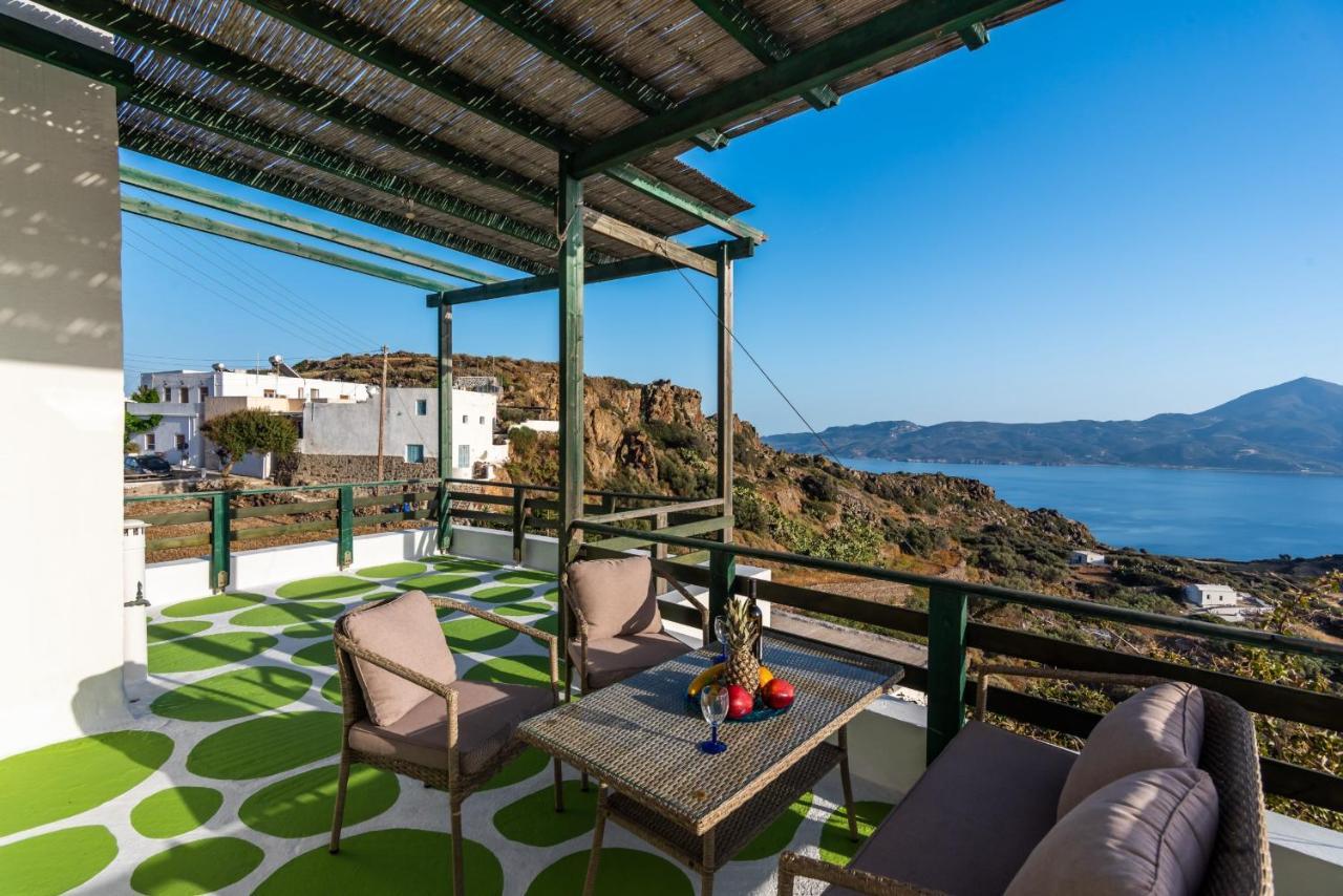 Melisses Sea View House Villa Plaka  ภายนอก รูปภาพ