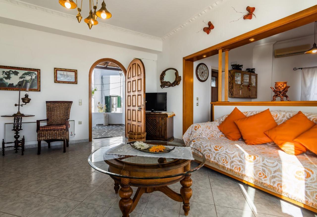 Melisses Sea View House Villa Plaka  ภายนอก รูปภาพ