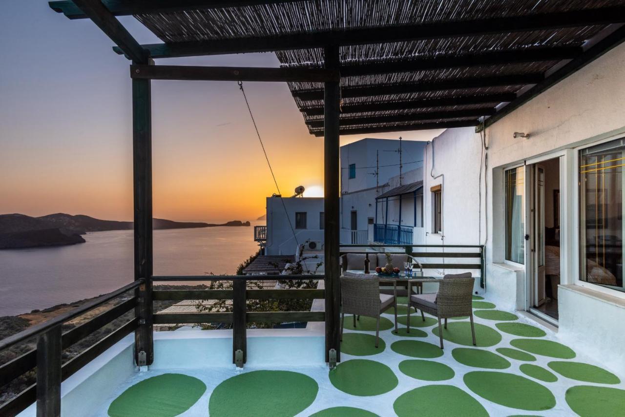 Melisses Sea View House Villa Plaka  ภายนอก รูปภาพ