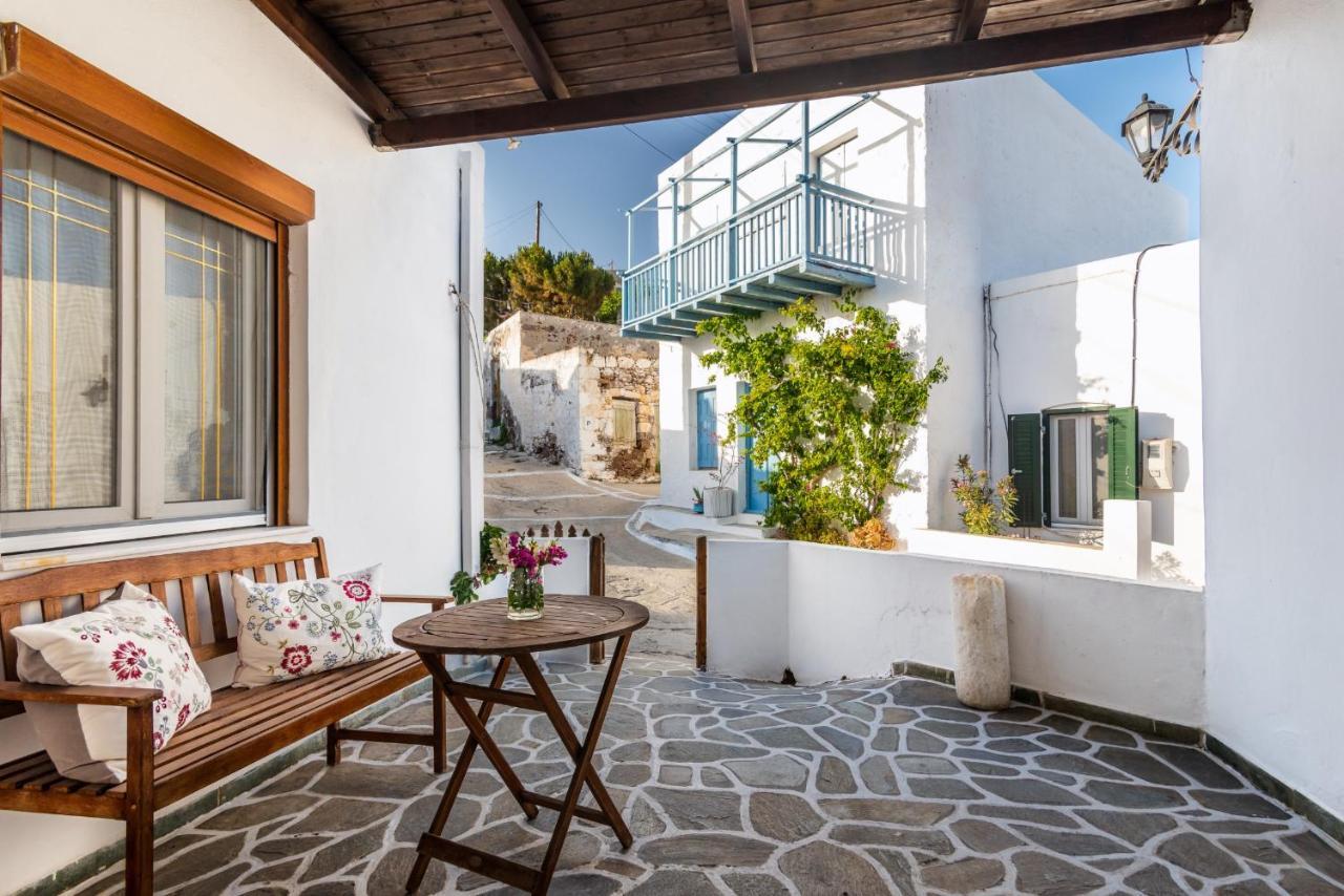 Melisses Sea View House Villa Plaka  ภายนอก รูปภาพ